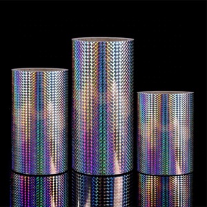 Phim vinyl in được bằng mực in phun, chất liệu PVC tùy chỉnh, có hiệu ứng <span class=keywords><strong>hologram</strong></span> cầu vồng, tự dính, chống thấm nước, dạng cuộn nhãn dán <span class=keywords><strong>hologram</strong></span> - Product Image 2