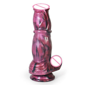 Nouveau grand gode à nœud pour chien avec ventouses puissantes, gode de monstre crépu fantastique, pénis en Silicone liquide, jouets sexuels érotiques - Product Image 2