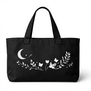 Hot Selling Customized Logo 100% Organic Cotton Bags Recyclable Sports Shopping bag Cotton Canvas <b>Tote</b> Bag for Travel <b>Gym</b> - Product Image 1