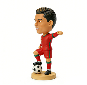 Araba Süsü Reçine Futbol Yıldızı Spor Hatırası Özelleştirilebilir Koleksiyon Figürü Sallanan Başlı Bebek Bobblehead - Product Image 3