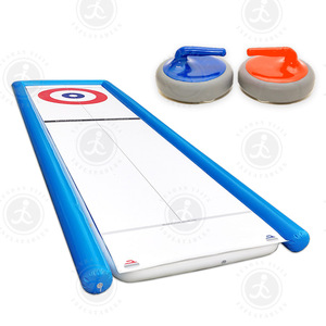 Pista de Curling Inflable para Exteriores, Piso de Curling Express con Material de PVC DWF Resistente - Product Image 1