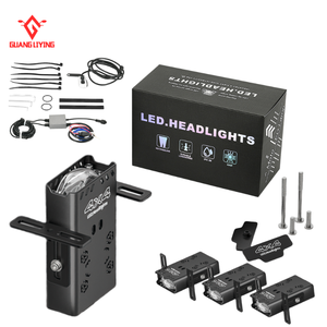 Luces de Niebla Auxiliares LED para Parrilla de SUV, 4x4, Camión - Lámpara de Conducción DRL Ojos de Ángel Compatible con Vehículos Todoterreno - Product Image 1