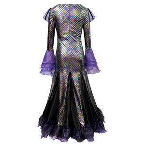 Disfraz de Sirena Oscura para Mujer, Halloween 2026, Vestido Largo de Cosplay para Personajes Tipo Echo - Product Image 6