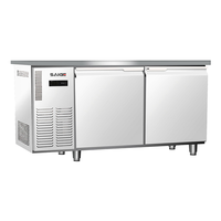 Congélateur sous comptoir en acier inoxydable, équipement de réfrigération pour la restauration commerciale, armoire de stockage à froid