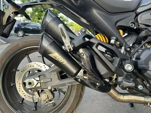 Système d'échappement de moto <span class=keywords><strong>Monster</strong></span> 937/<span class=keywords><strong>950</strong></span> Modification ZARD Fibre de carbone Acier inoxydable Double sortie Silencieux d'échappement Ducati Nouveau - Product Image 6