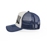 Bon fournisseur fabrication personnalisée 5 panneaux 2 tons couleurs casquettes de baseball en plein air unisexe Snapback chapeaux casquette camionneur chapeau pour hommes
