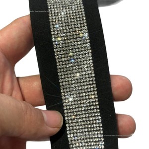 Tira de diamantes de imitación con código de barras de 2 cm para accesorios de fábrica: pasadores de pelo, ropa, bolsos, sandalias de tacón alto, bricolaje y manualidades. - Product Image 5