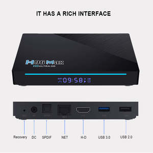 Android 11.0 H96 MAX RK3566 2.<span class=keywords><strong>G</strong></span>/ 5G Dual Wifi LAN 1000M BT4.0 4K HD Set Top Box TV Box voce/telecomando IR - Product Image 6
