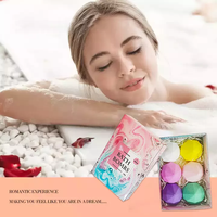Vente en gros d'usine OEM ODM marque privée formulation flottante bombe de bain pétillante en forme de diamant naturel organique bombe de bain effervescents de bain