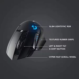 Original al por mayor de buena calidad <span class=keywords><strong>Logitech</strong></span> <span class=keywords><strong>G502</strong></span> <span class=keywords><strong>Lightspeed</strong></span> 25K Sensor de programación inalámbrica ratón de juego personalizado - Product Image 4