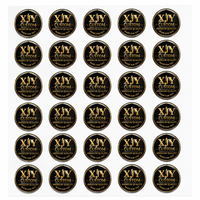 XJY Autocollants décoratifs de transfert UV 3D adhésifs personnalisés Étiquettes d'emballage de logo d'entreprise étanches pour tous les produits