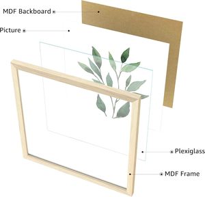 Custom <b>Square</b> Wooden & Iron UV Printed 2 Color Mini Photo <b>Frames</b> - Product Image 5