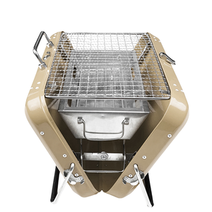 Mini Grill Box Portable-Barbecue à charbon compact pour les pique-niques et les voyages de camping en plein air-Barbecue léger et facile à transporter - Product Image 2