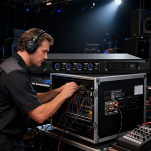 Amplificador de Potencia de 4 Canales PX6400 Avanzado, 3200W RMS a 8Ω, 8500W Pico a 4Ω, 1U para Montaje en Rack, Ideal para Conciertos en Vivo, Salones y Conferencias - Product Image 4