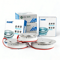 Modul Penyearah Thyristor SCR Cepat KK 800A 1600V Bentuk Cembung Pemasangan Baut Spiral Komponen Soft Start Tungku Frekuensi Menengah
