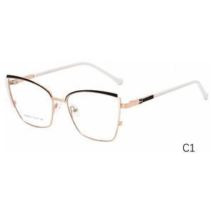 Phụ Nữ Thời Trang Kim Loại Kính Khung Sản Xuất Tại Trung Quốc <span class=keywords><strong>2025</strong></span> Thiết Kế Ánh Sáng Màu Xanh Bảo Vệ Kính Khung Cho Phụ Nữ - Product Image 2