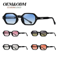 Nouvelles Lunettes de Soleil Personnalisées Anti-UV de Luxe Qualité Designer 2026 pour Femme Haut de Gamme CP Petites Lunettes Polygones