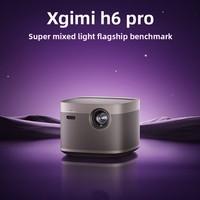 Projecteur XGIMI H6 Pro 4K avec zoom optique sans perte, haute luminosité, Smart 3D, LED intégré, home cinéma, mise au point automatique, courte focale