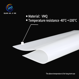 Lastra in <span class=keywords><strong>Gomma</strong></span> Siliconica Bianca per Alimenti, Non Tossica, Resistente alle Alte Temperature, per Termopressa - Product Image 4