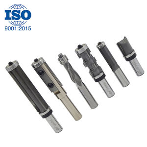Solid Carbide 1/2 Inch TCT 2 Flute Spiral 2F Bit for Woodworking Carpentry Bits for Melamine Solid Wood Customized Support - Product Image 1