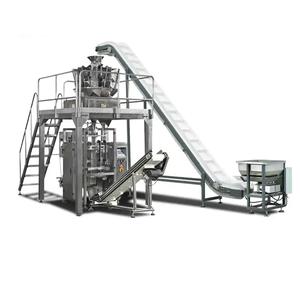 Système d'emballage multi-têtes <span class=keywords><strong>pour</strong></span> aliments <span class=keywords><strong>pour</strong></span> animaux de compagnie, granulés, céréales, grains de café, cacahuètes, noix mélangées, légumes séchés - Product Image 1