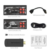 Nouvelle console de jeu rétro portable FTOC Mini 4K HD avec 1800 jeux intégrés, filaire, plug-and-play, classique pour TV