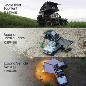 เต็นท์แคมป์ปิ้ง ADA Overland แบบแข็งติดหลังคารถยนต์ พร้อมไฟ LED สำหรับรถยนต์ SUV รถบรรทุก สำหรับแคมป์ปิ้ง 2-3 คน - Product Image 5