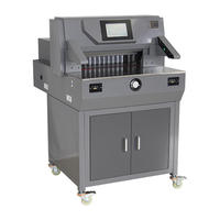Machine de découpe de papier électrique 500V9 coupe-papier à programme automatique de 500mm avec protection infrarouge fonctionnement sur écran tactile