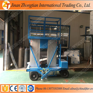 Plataforma Elevadora Telescópica de Cilindro, Elevador Eléctrico de Escalera, Certificación CE - Product Image 6