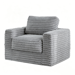 Sofá Individual Moderno Personalizado de Fábrica, Cuadrado, de Espuma de Alta Densidad, para Sala de Estar, Dormitorio y Apartamento - Product Image 4