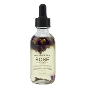Meilleure huile de massage pour les soins de la peau de marque privée Pétale de rose biologique 100% pur naturel Oli essentiel pour le visage, le corps et les cheveux - Product Image 4