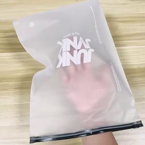 Custom Printed Frosted Zipper-Locked Garment <strong>Packaging</strong> <strong>Bags</strong> Personalized with Brand Logos Free Shipping - Product Image 2