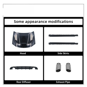 Veidt Convient aux modèles <span class=keywords><strong>CHRYS</strong></span> Chrysler 12-24 300C de l'ancien au nouveau 300S Kit carrosserie complet Ensemble de pare-chocs avant et arrière - Product Image 4