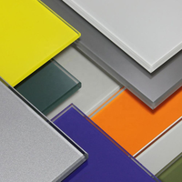 Peinture en verre laqué pour la décoration cuisine crédence murale 3mm-12mm épaisseur tache solide pour chambre salle de bain usage industriel