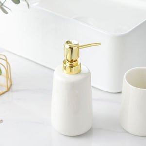 Juego de Accesorios de Baño de Cerámica de Lujo Clásico de 4 Piezas, Color Personalizado, Soporte para Bañera y Ducha, Duradero, Antipolvo, Fácil de Limpiar, Decorativo - Product Image 6