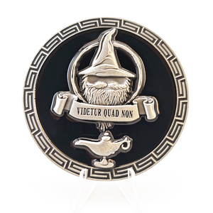 عملات تذكارية معدنية مخصصة ثلاثية الأبعاد بشعار محفور مطلية بالفضة العتيقة بأشكال متنوعة هدايا تذكارية - Product Image 3