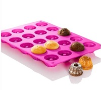 En gros 20 Trous Personnalisé Réutilisable Cupcake Chocolat Bonbons Plateau Moule Fabricants Moule De Cuisson Gâteau Moule En Silicone