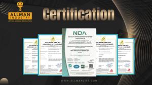 Allman עומס כבד מנוף כפול 220v 380v 3p שרשרת חשמל להניף 1 טון עבור הרמת סחורות פוליפסטטו eléctrico - Product Image 5