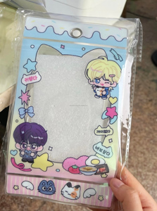 Bubu Cute Plush Doll Plastic Doll Pouch Bag PVC Impresión de doble cara Muñeca decorativa Almacenamiento de juguetes Bolsas Soporte Diseño personalizado - Product Image 5