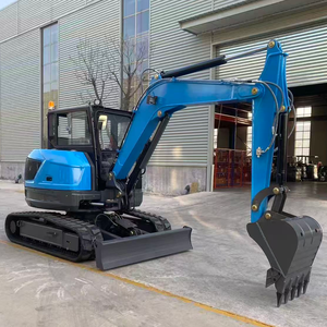 Pengiriman Gratis Mini Excavator 1 Ton Mini Excavator 1 Ton Ringan Mudah Dioperasikan untuk Rumah, Kebun, dan Perkebunan - Product Image 1