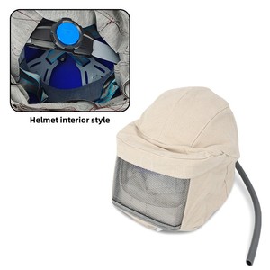 Traje de Protección Térmico con Capucha para Trabajos de Chorro de Arena y Pulverización, Kit de Seguridad PPE con Piezas de Repuesto para Casco - Product Image 4