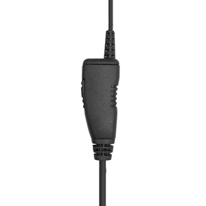 Écouteur radio LSENG en forme de G avec crochet d'oreille, prise jack 2,5 mm à broche unique, anneau <span class=keywords><strong>orange</strong></span>, PTT intégré - Product Image 2