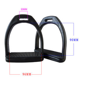 Estribo para <span class=keywords><strong>caballo</strong></span> de material P.O.M. con almohadilla de goma. Se vende en pares. Producto para equitación, suministro ecuestre. ST4104S - Product Image 5