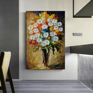 <span class=keywords><strong>Cuadros</strong></span> de Arte de Pared con Pinturas Famosas de Flores y Plantas, Lienzos para Decoración del Hogar, <span class=keywords><strong>Cuadros</strong></span> para Decoración de Sala de Estar con Flores - Product Image 6