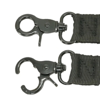 Sangle élastique en nylon tactique réglable pour la chasse avec boucle en métal QD et accessoire de montage de portée