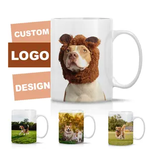 11Oz Sublimation Blanks Mug Customized Mug Cups With Logo And Handles For Coffee Soup Tea Milk Latte Hot Cocoa
