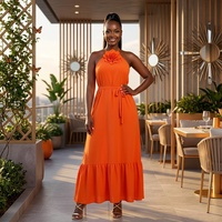Robe Kaftan Maxi Boubou Tendance Premium Anti-Plis Coupe Ample Grande Taille pour Femme Africaine – Idéale Plage et Soirées Estivales
