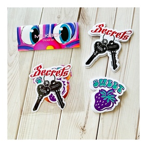 High Quality Custom Waterproof Removable Cartoon Sticker Packs in Opp Bag Adhesive Die Cut Pvc Vinyl Stickers for Promotion