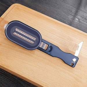 Fish Skin Brush Plastic Fast Remove Fish Scale Scraper Planer <b>Tool</b> Fish Scaler Eco-Friendly Kitchen Cooking Accessories - Product Image 3