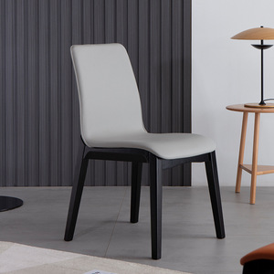 Italian <b>Dining</b> <b>Chair</b> Upholstered Soft Seat Modern Minimalist Design For Home Living Room Desk <b>Chair</b> Furniture - Product Image 4